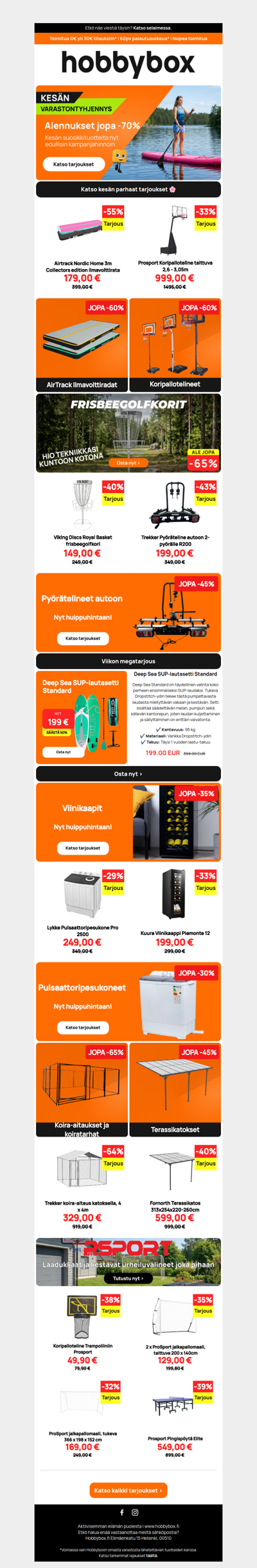 🔥 Nämä viedään nyt käsistä! Kesän suosikit hurjassa alessa 📉
