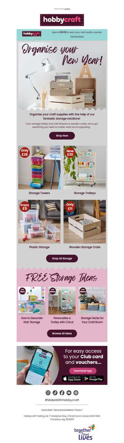 Storage solutions for your craft supplies!