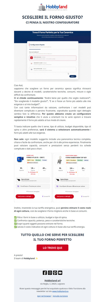 Trova il forno perfetto in pochi clic 🔥