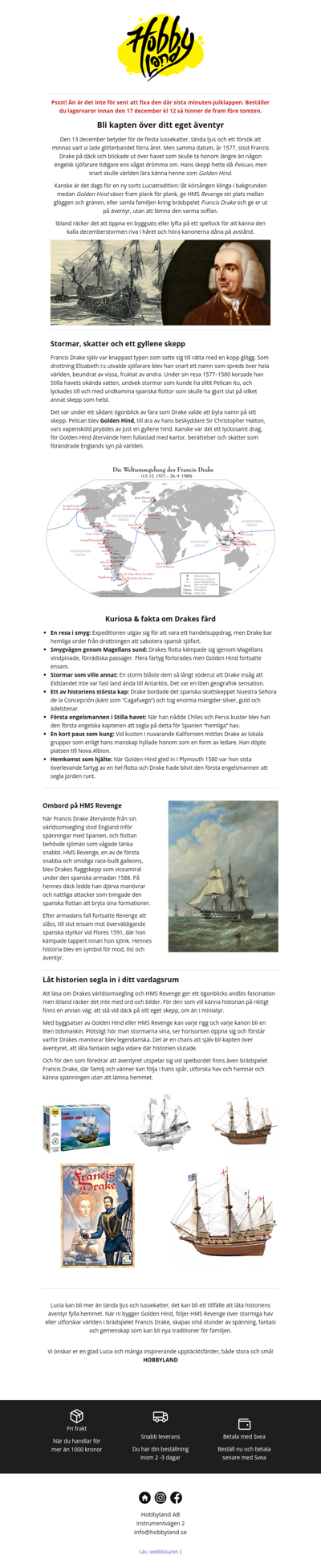 Skapa nya traditioner med Hobbyland!