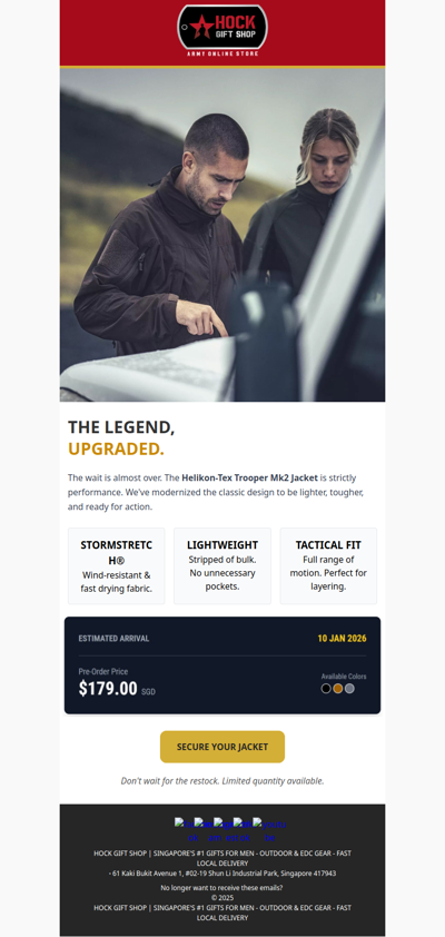 Pre-Order Now: Helikon-Tex Trooper Mk2 Jacket (ETA Jan 2026)