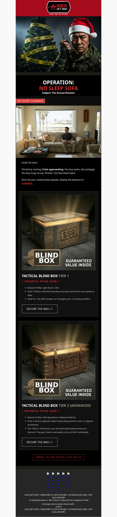 🚨 CODE RED: Don't buy stupid gifts this year (Uncle Tot warn you)