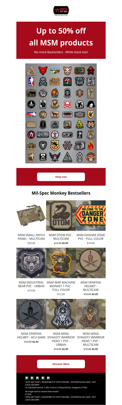 🚨 Collector Alert: Mil-Spec Monkey Clearance – Up to 50% OFF
