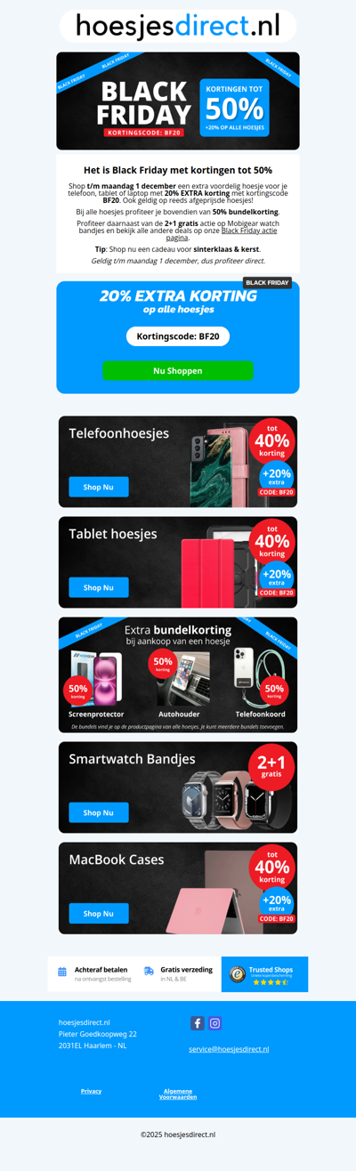 🖤 Het is Black Friday! – Kortingen tot 50% op hoesjes & meer!