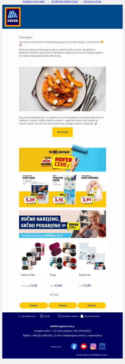 Ljubitelji buč - današnji recept je za vas 😋🧡