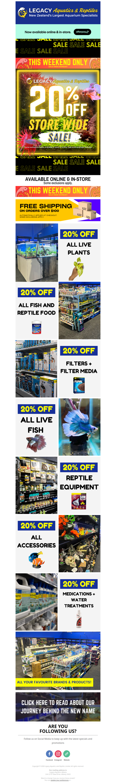 👑 CELEBRATE & SAVE: 20% OFF STOREWIDE!