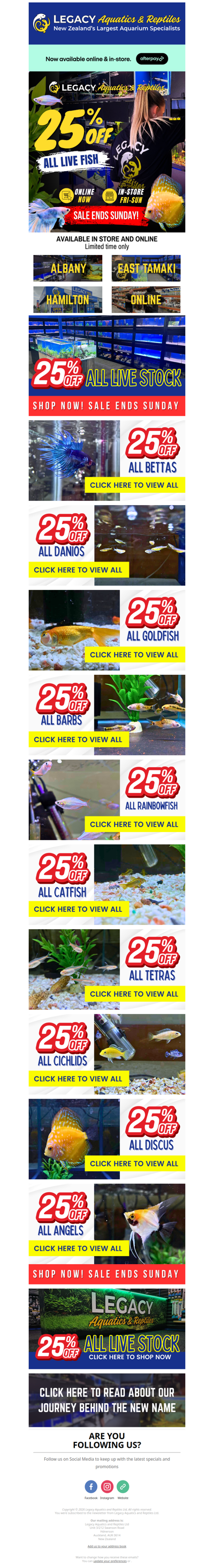 🐠 Big Fish Sale: Get 25% Off This Weekend!