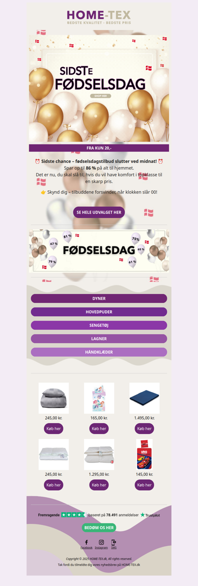 🥳 Slutspurten er i gang – sidste chance for fødselsdagstilbud