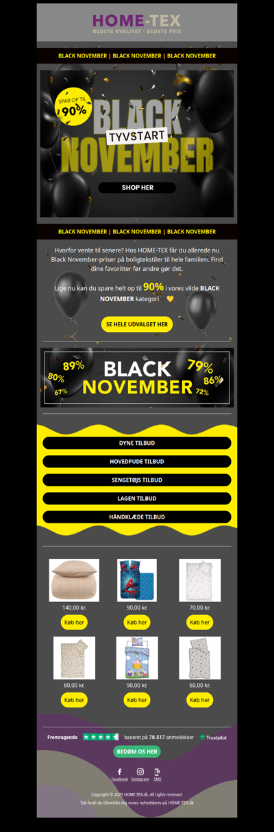 Vi tyvstarter Black November NU🖤