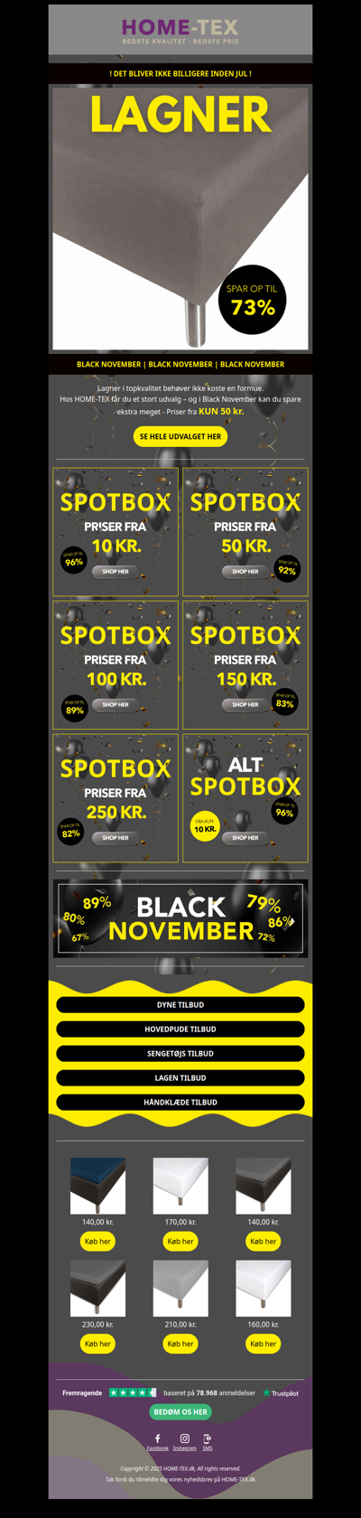 Nye lagner? Black November er det rette tidspunkt