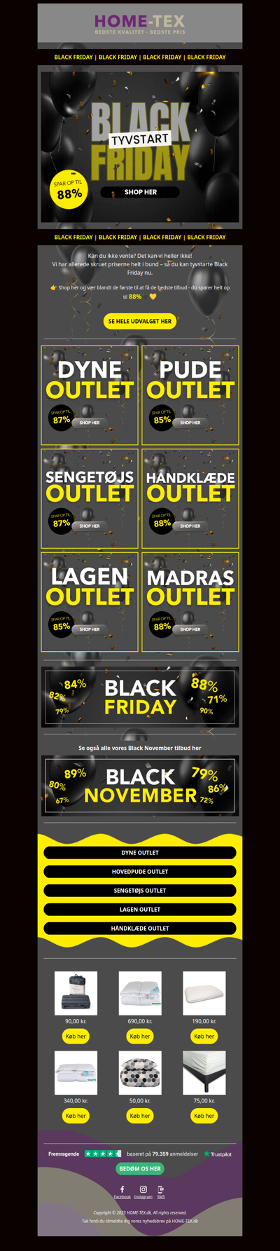 Vi tyvstarter Black Friday NU🖤