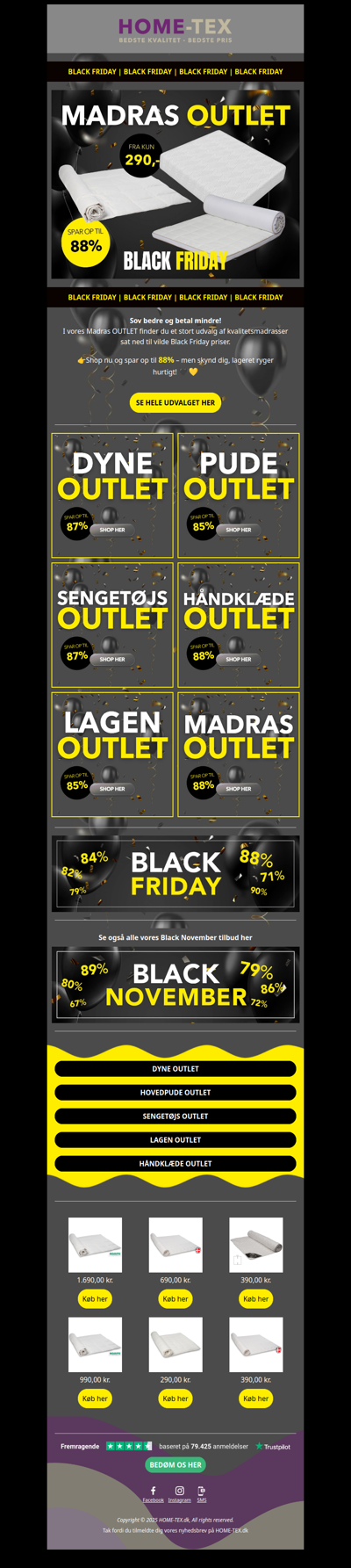 Madras OUTLET til Black Friday priser | Spar op til 88%