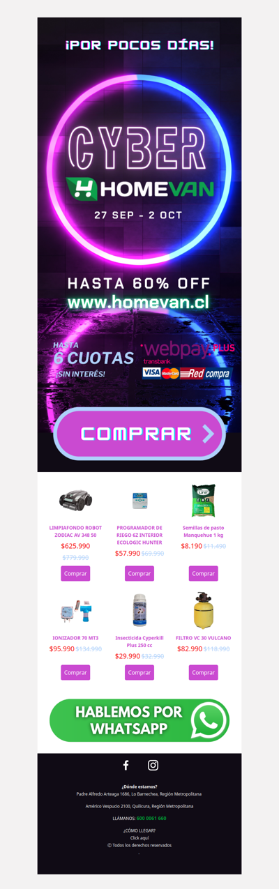 🚨 ¡Ofertas Cyber! 🛒