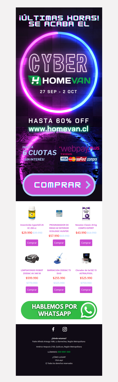 ¡Últimas horas de Cyber! 🚨😱