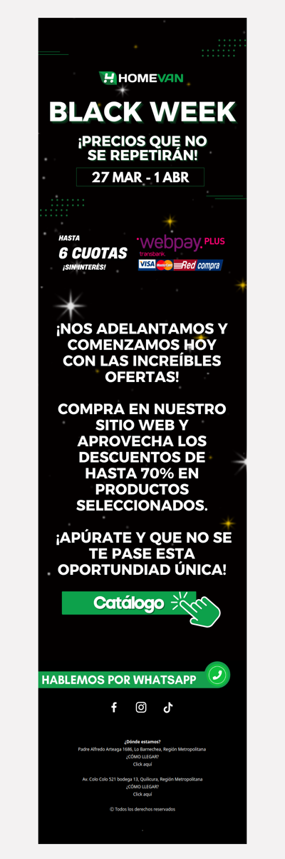 ¡Llegó el Black Week! 🖤🛒