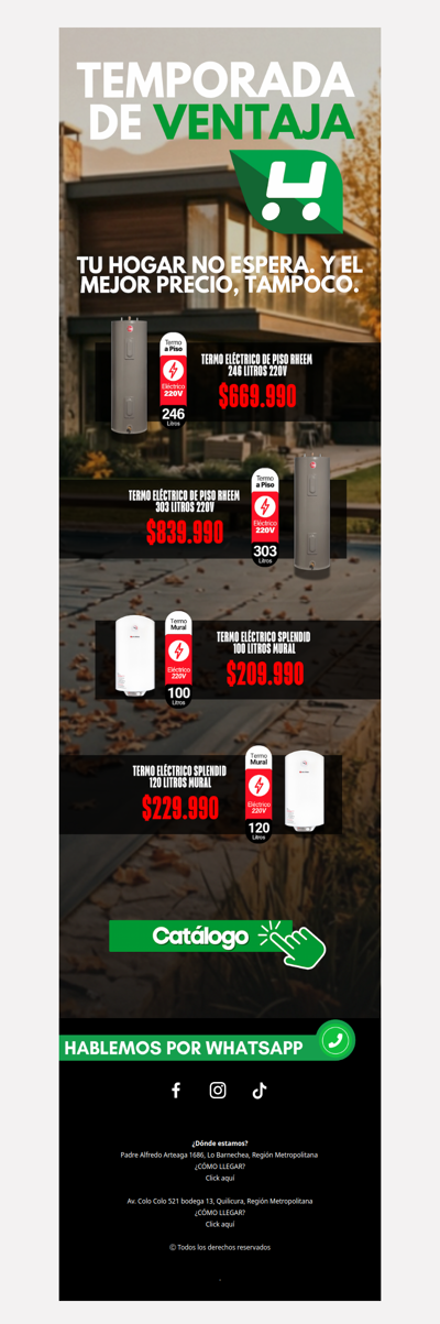 Es temporada termos eléctricos 🍁