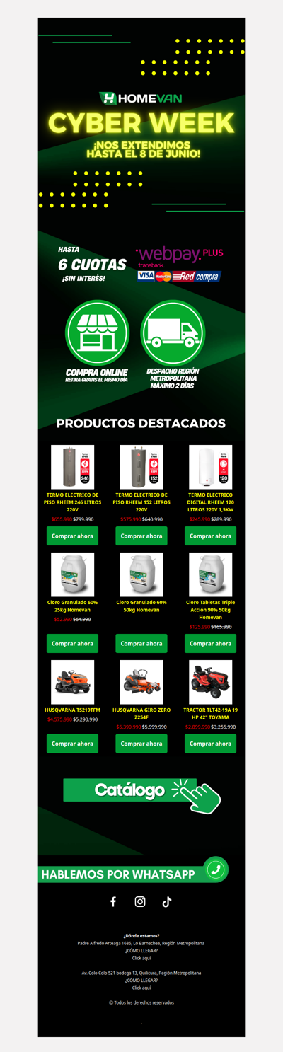 ¡El Cyber Week se extendió! 😁