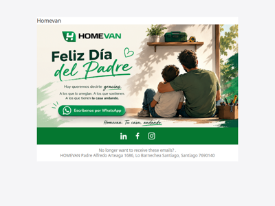 Feliz Día del Padre a los que siempre hacen que todo funcione 💚