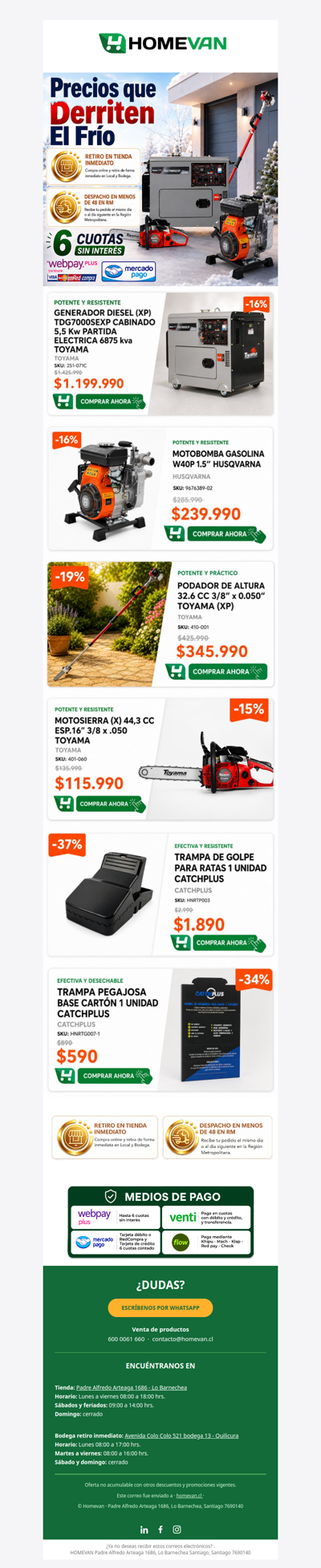 vds, precios que derriten el frío ❄️🔥