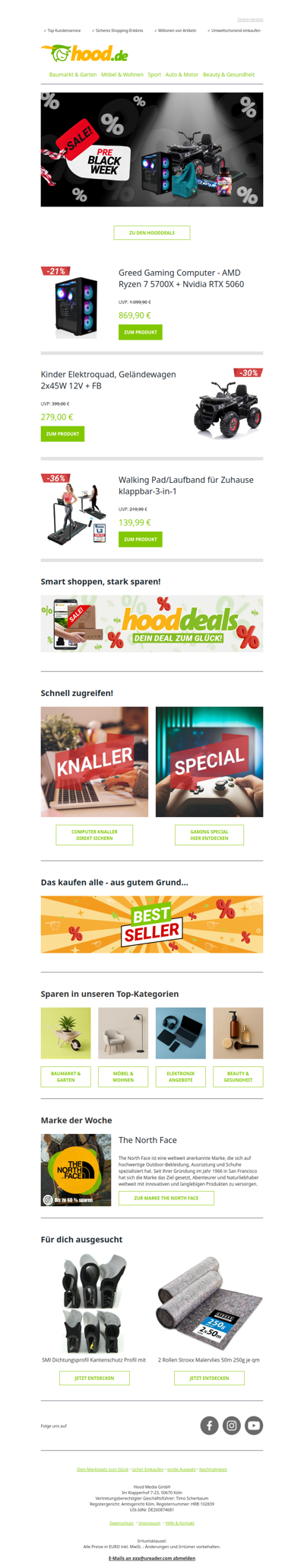 Dein VIP-Zugang: Pre-Black Week Mega-Rabatte