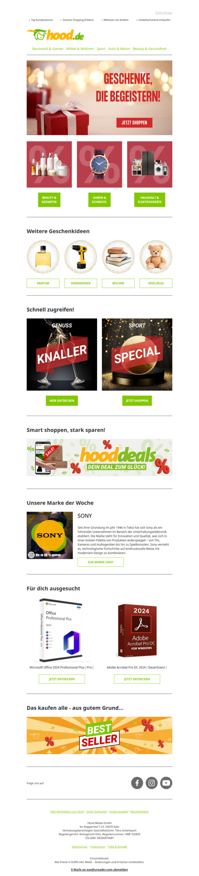 Finde die Geschenke, die begeistern!🎁