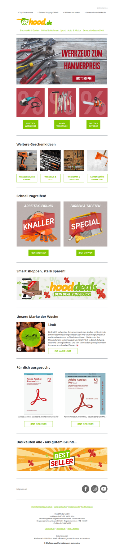 Sicher dir Werkzeug zum Hammerpreis!💪