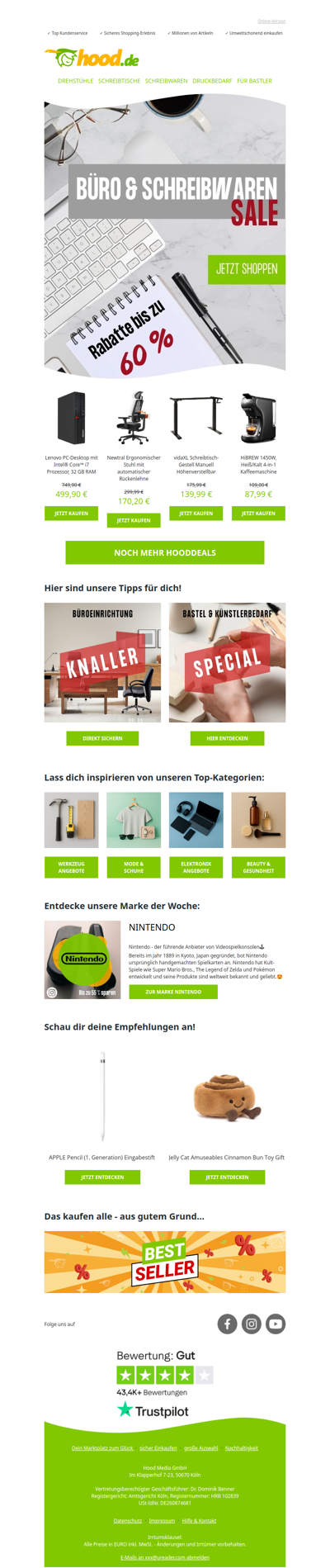 Büro-Deals warten auf dich!