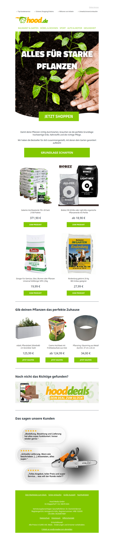 Jetzt wird dein Garten grün & gesund! 🌿