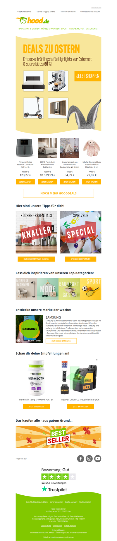 Deals für die ganze Familie!🐰