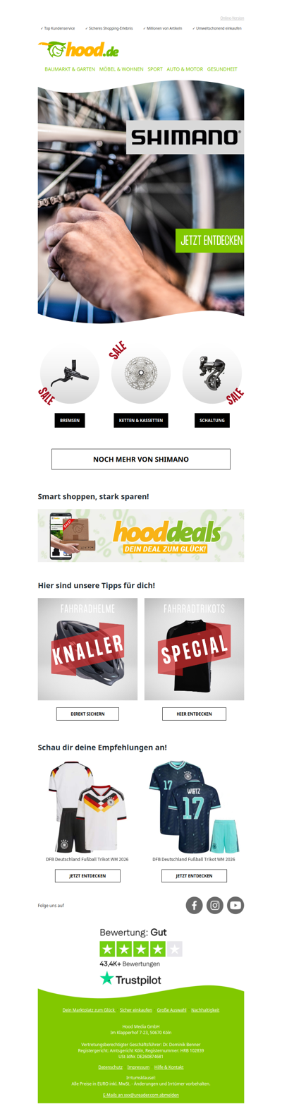 🚴Shimano-Qualität für dein Bike!