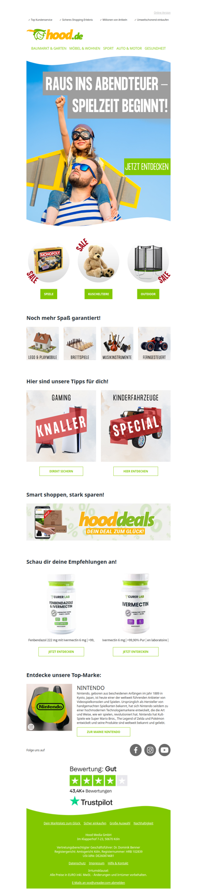 🚀 Spielspaß für drinnen & draußen!