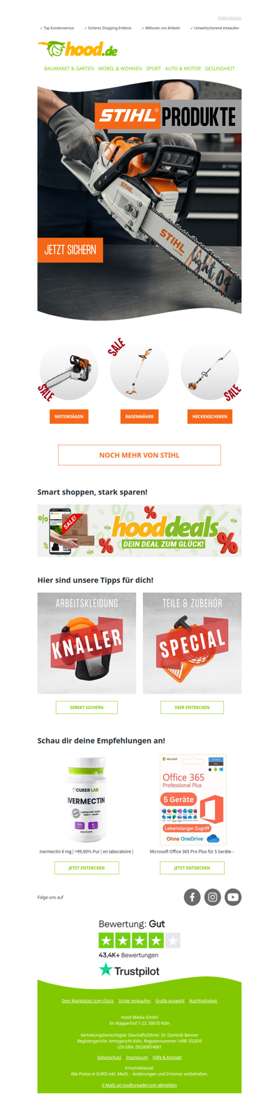 STIHL-Produkte für deine Gartenarbeit