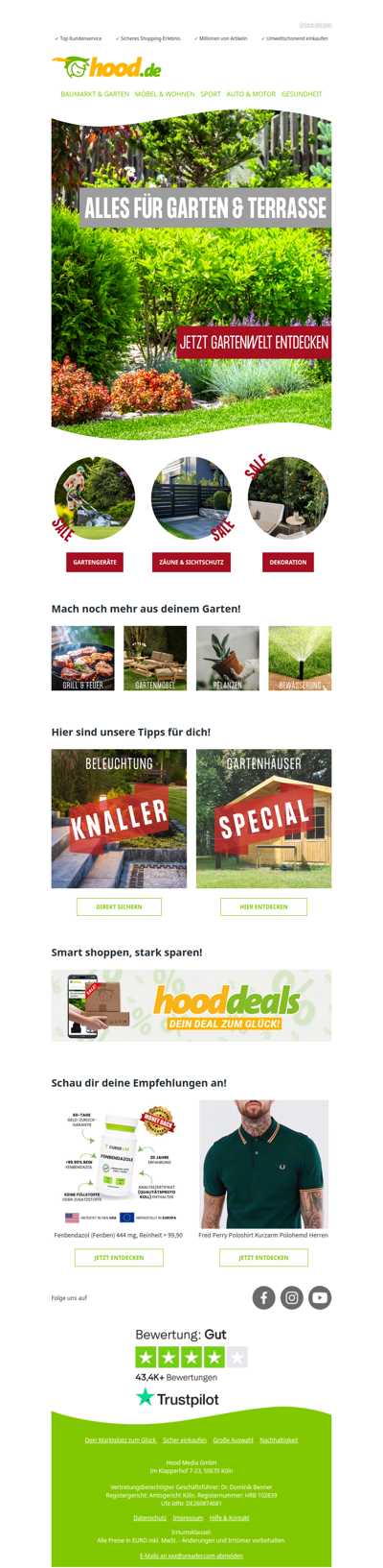 Alles für deinen Traumgarten!