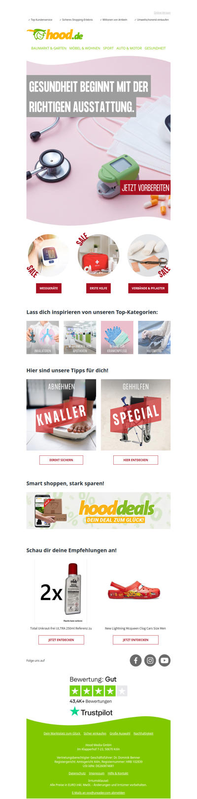 Gut vorbereitet für jeden Notfall!