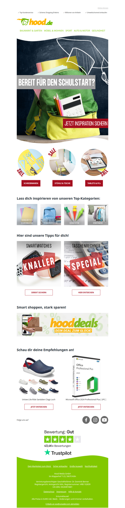 Alles für einen gelungenen Schulstart!