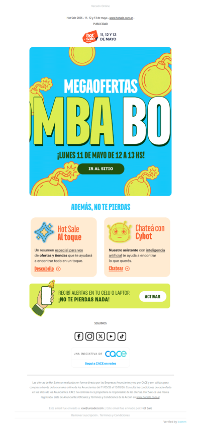 😎 Descubrí las primeras MegaOfertas Bomba del año💣