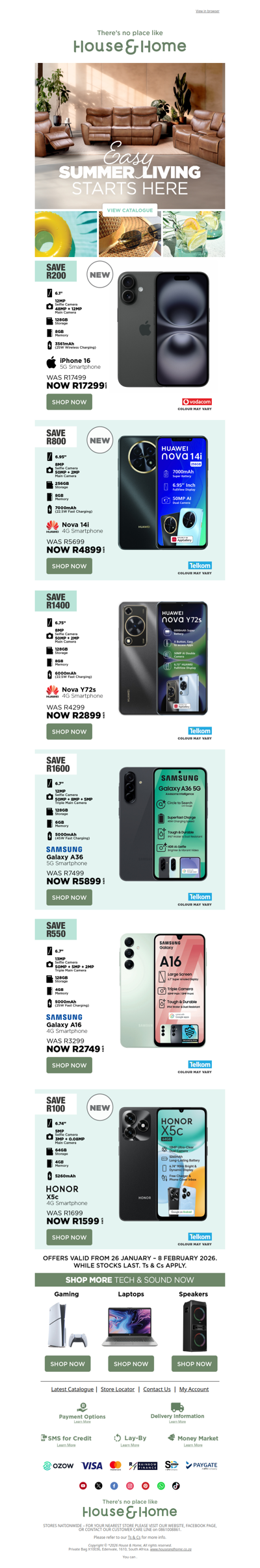 BIG Month-end Savings are here! Shop smartphones now!