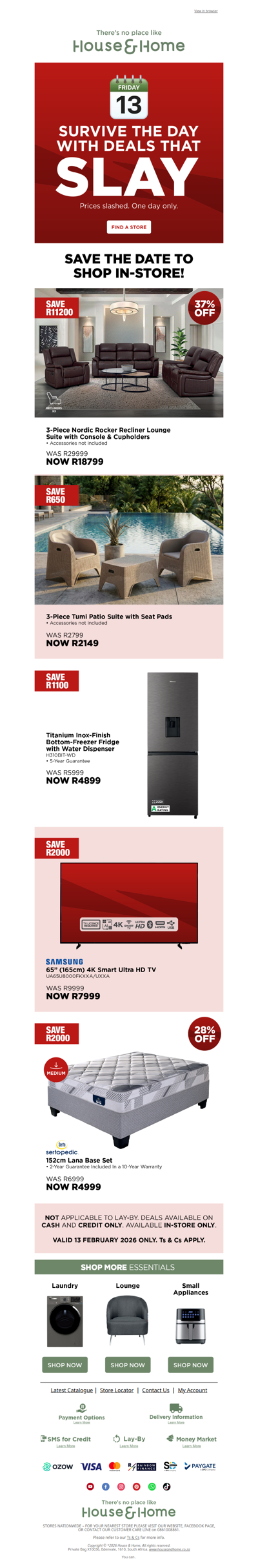 Survive Friday the 13th with Deals That Slay!