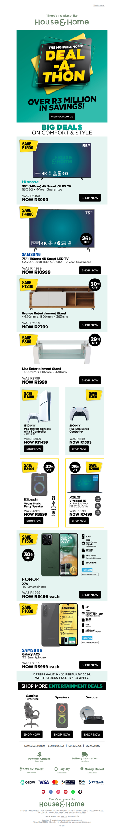 Deal-A-Thon: MASSIVE Entertainment Savings Inside!