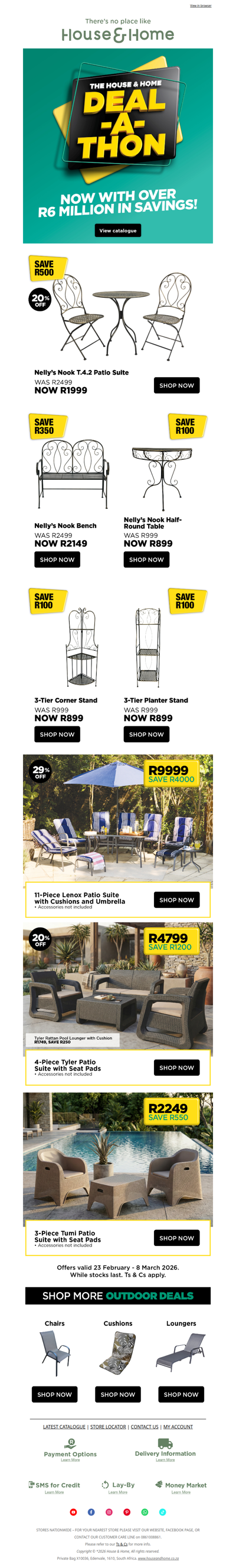 Outdoor Deals You Can't Ignore – Over R6M in Savings Await!