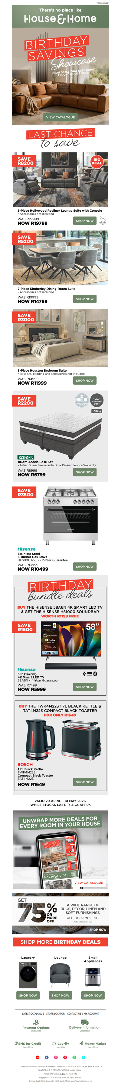 The Clock's Ticking on our Birthday Savings Showcase