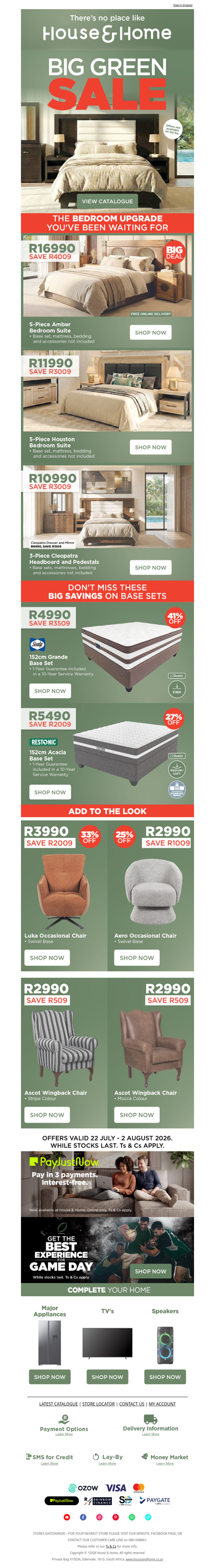 Big Green Sale ends 2 Aug. Don’t miss out.