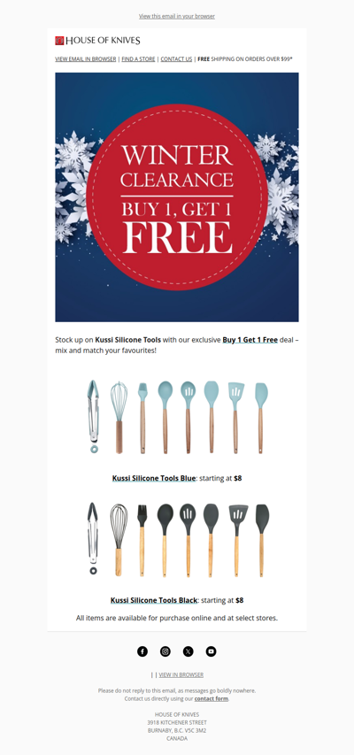 Buy 1 Get 1 Free on Kussi Silicone Tools