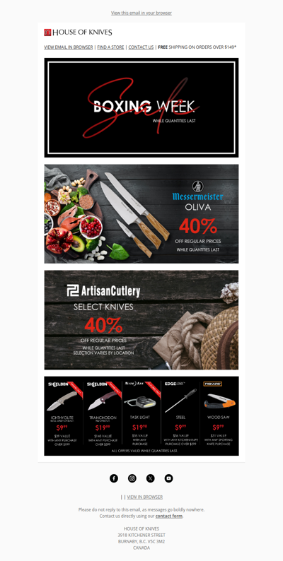 Boxing Week Deals Are On!