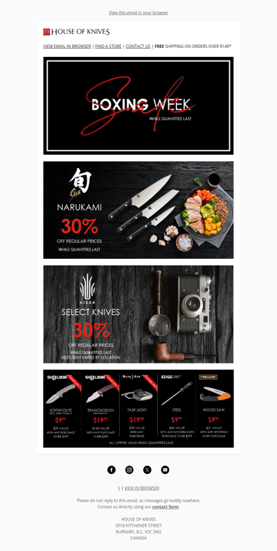 Last Chance For Boxing Week