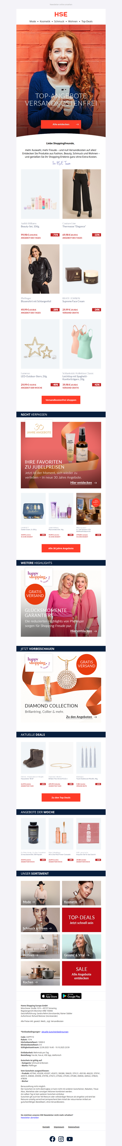 Versandkosten? Gehen zum Fest auf uns!