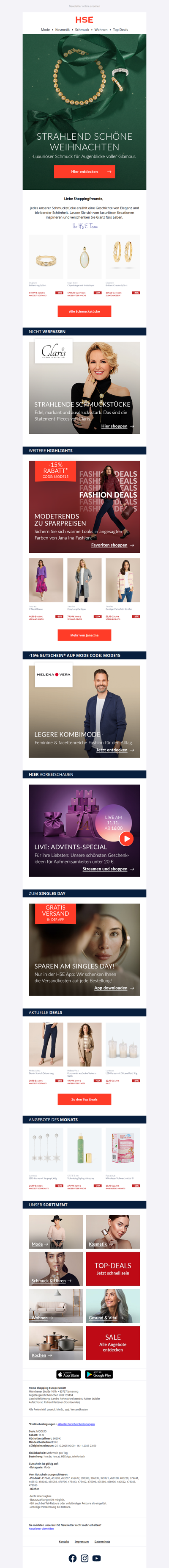 Luxuriöser Schmuck: Geschenke mit Gold & Glamour