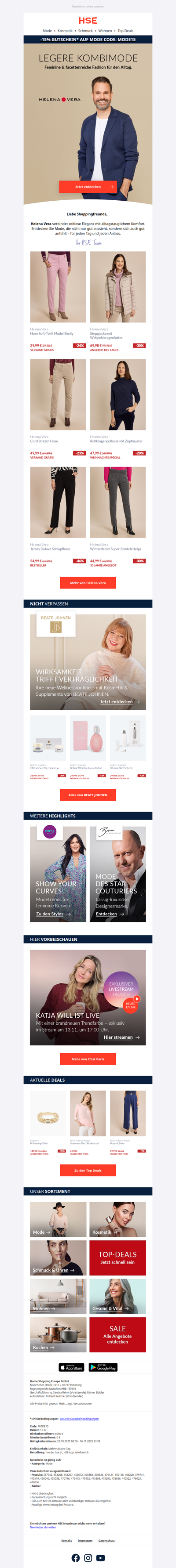 Helena Vera: Einfach anziehen, einfach wohlfühlen