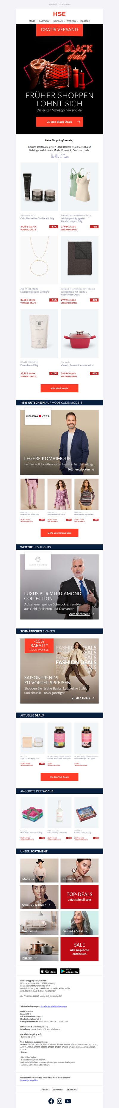 Die ersten Black Deals mit Gratisversand warten