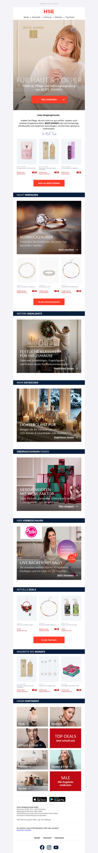 BEATE JOHNEN Kosmetik & Schmuck-Sensationen